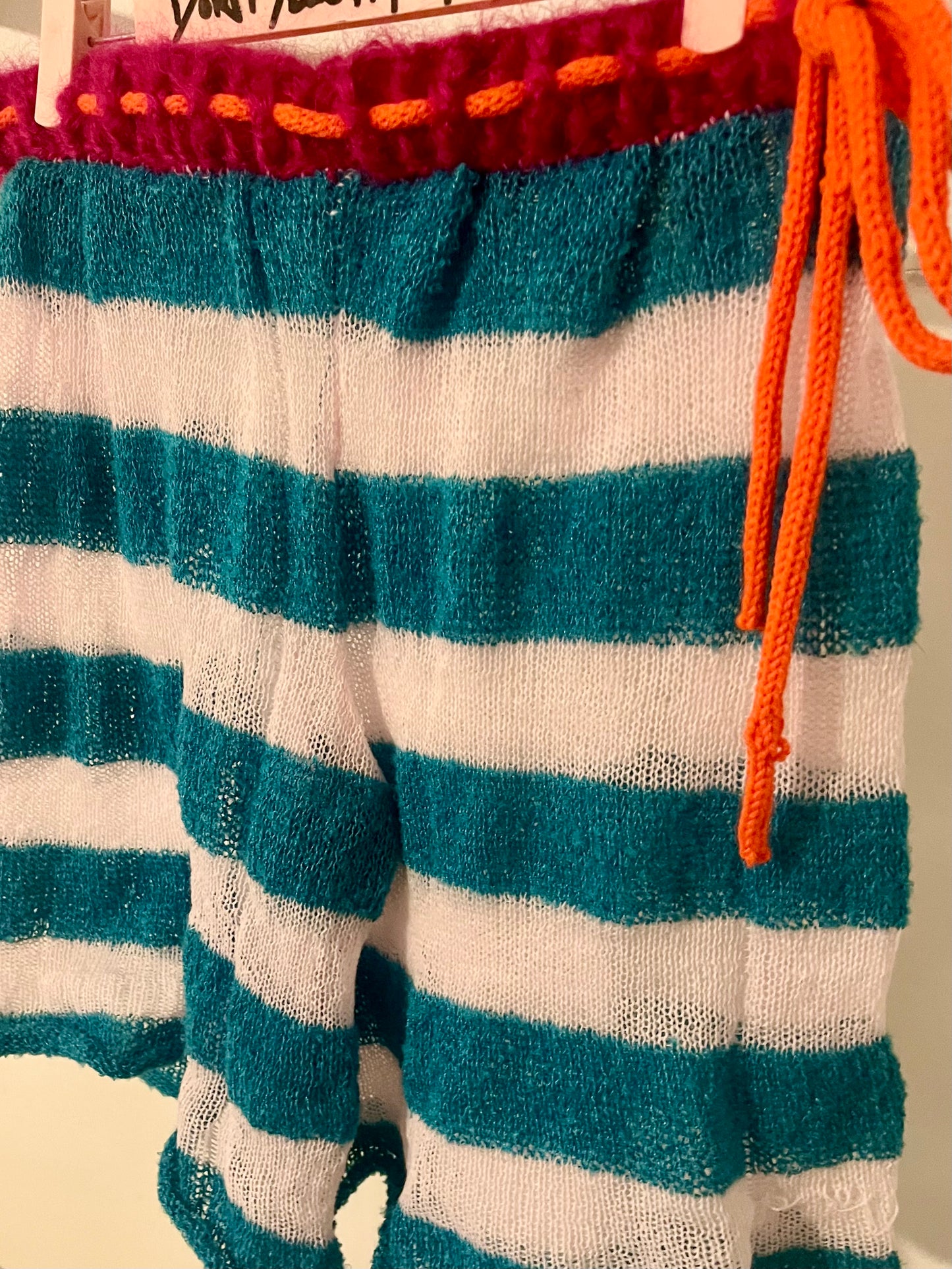 Knitted Wide Leg Shorts