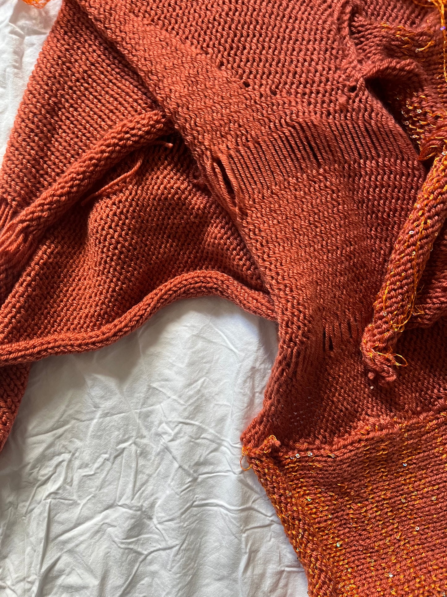 Layered Knit Skirt