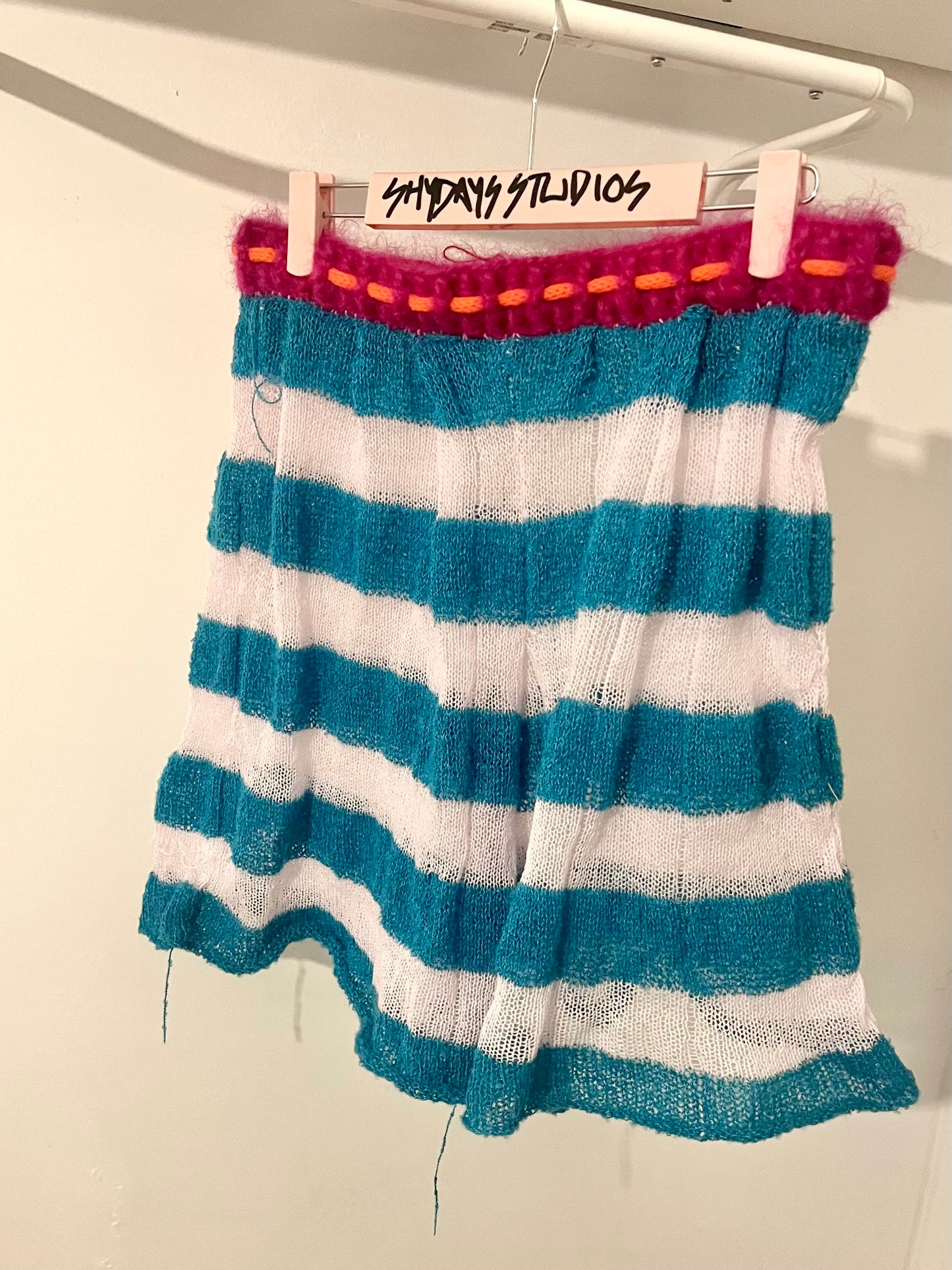 Knitted Wide Leg Shorts